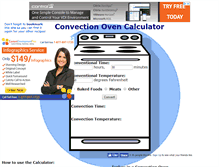 Tablet Screenshot of convection-calculator.com
